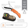 Outdoor Edge Klappmesser 3.5″ RazorPro S Orange – Ausweidmesser