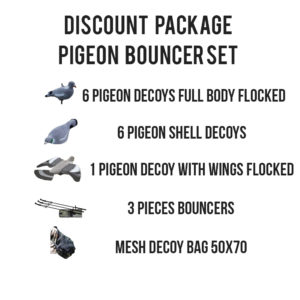 Tauben-Hüpfburg Action Pack