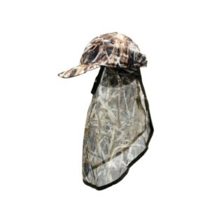 Mütze mit Gesichtstarnung natürliches Feuchtgebiet