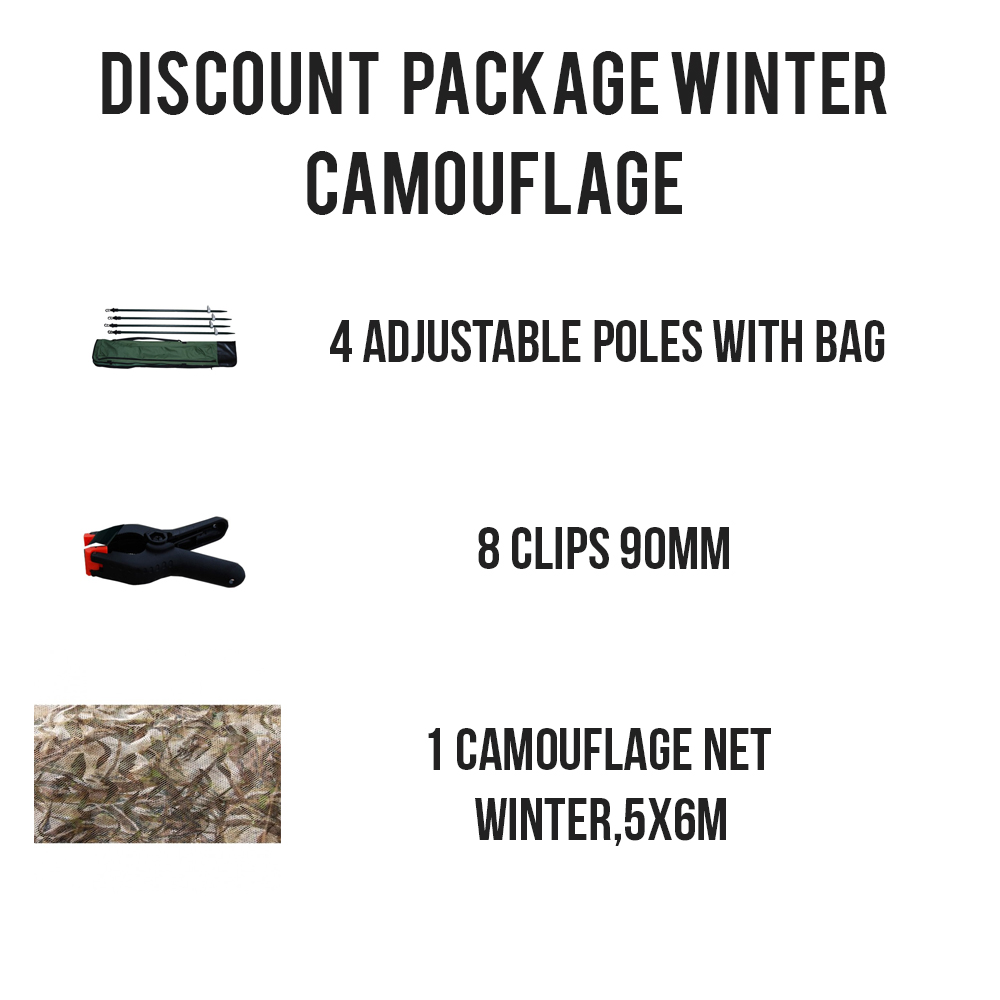 Camouflage Winter Action Pack