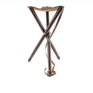 Stuhl 3-Fuß Leder 60 cm hoch